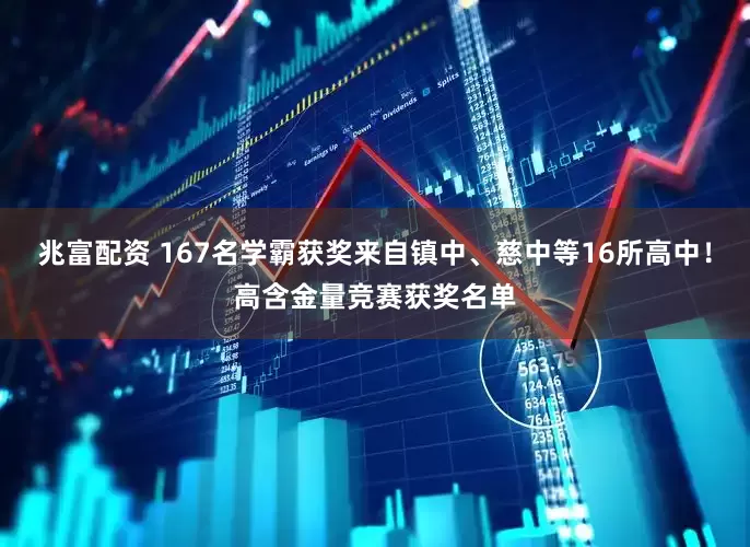 兆富配资 167名学霸获奖来自镇中、慈中等16所高中！高含金量竞赛获奖名单