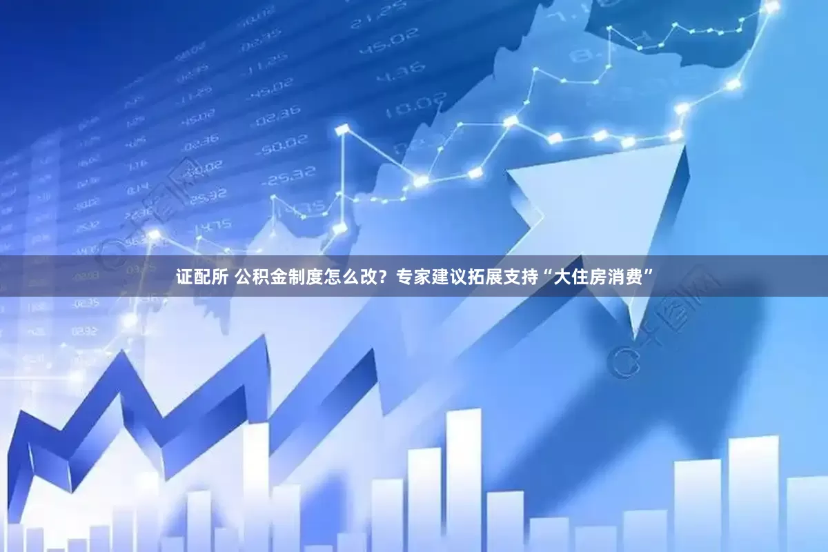 证配所 公积金制度怎么改？专家建议拓展支持“大住房消费”